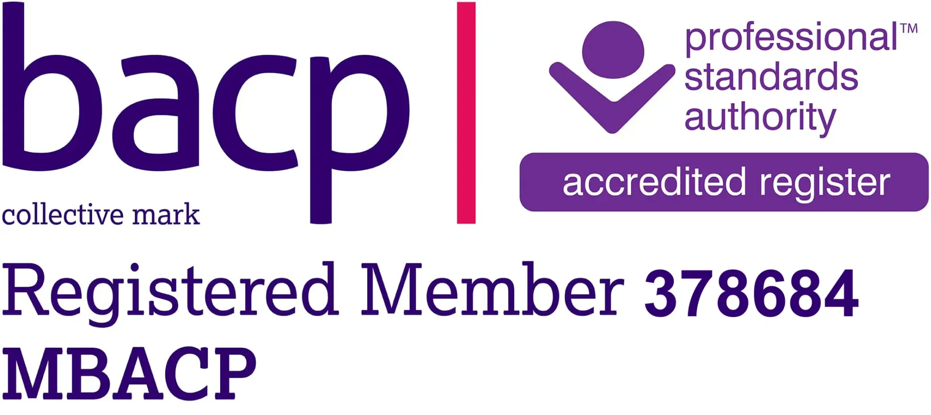 BACP Accredited Member logo